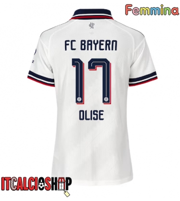 Bayern Munich Michael Olise #17 Seconda Maglia Femmina 2026-27 Manica Corta